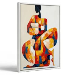 Pintura Abstrata O Corpo Desconfigurado