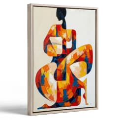 Pintura Abstrata O Corpo Desconfigurado