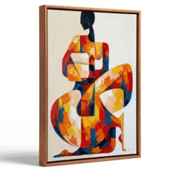 Pintura Abstrata O Corpo Desconfigurado