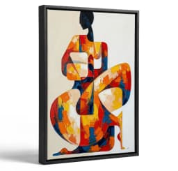 Pintura Abstrata O Corpo Desconfigurado