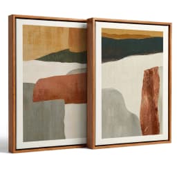 Formas Abstratas em Tons Pastel