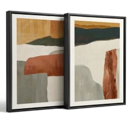 Formas Abstratas em Tons Pastel