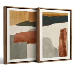 Formas Abstratas em Tons Pastel