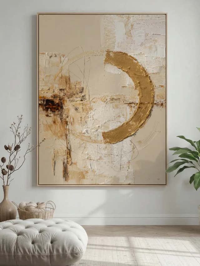 Semi Círculo Dourado