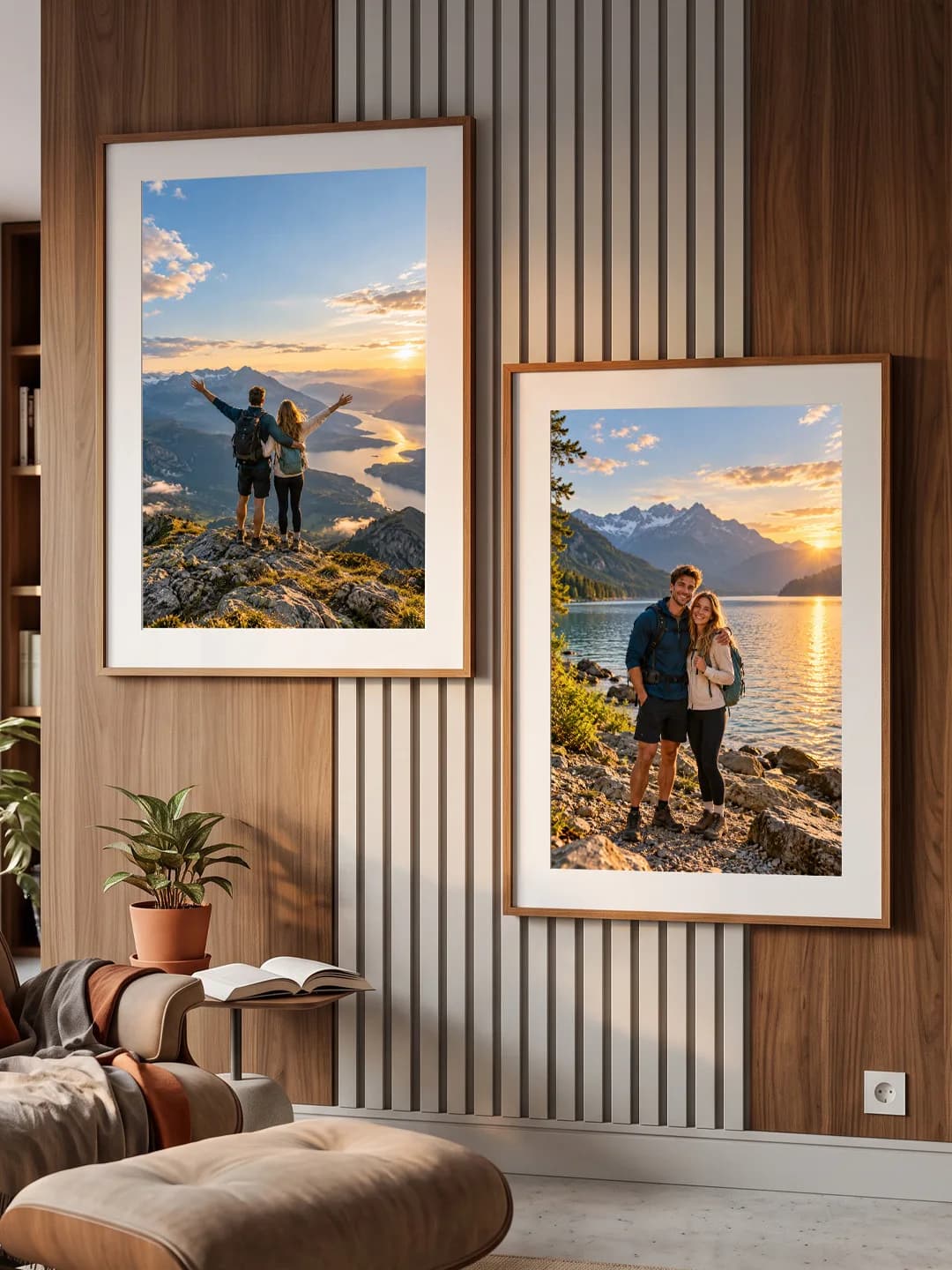 Duo Quadros Personalizados com Sua Foto