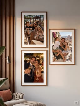 Trio Quadros Personalizados com Sua Foto